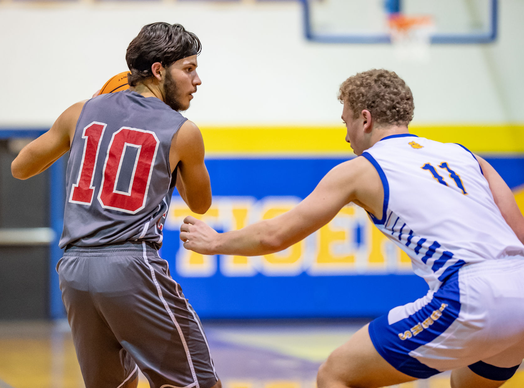 Friday night basketball action